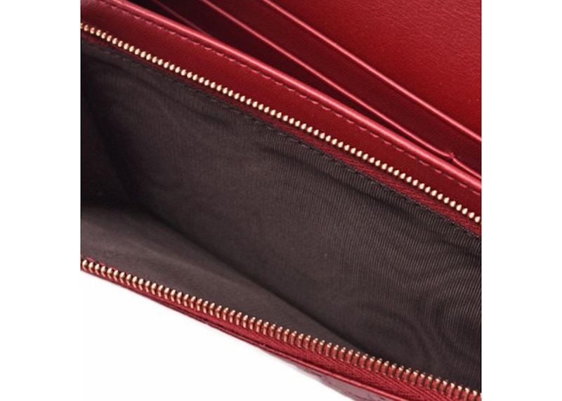 Order グッチ GG マイクログッチシマ レッド クロスボディバッグ
