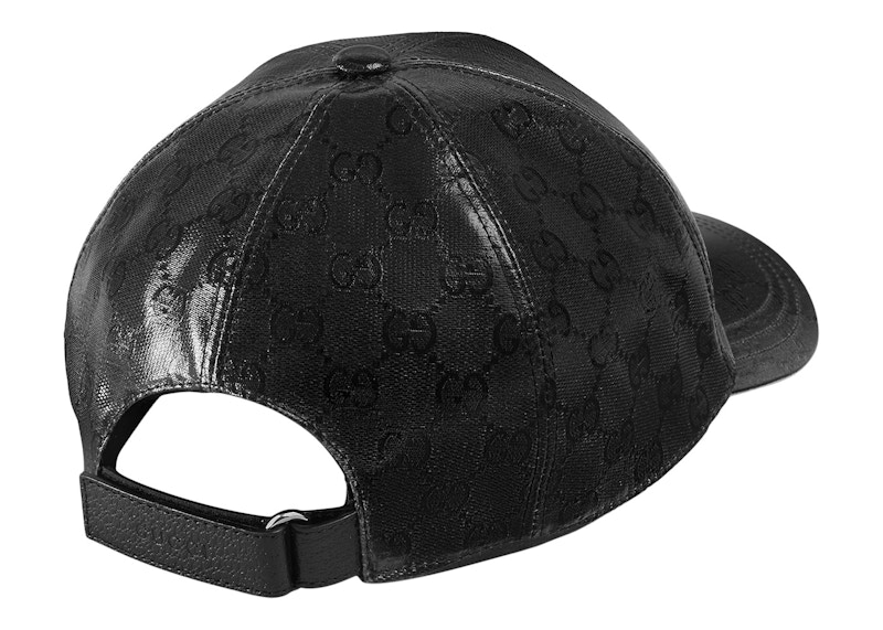 Order 구찌 GG 크리스탈 야구 모자 블랙