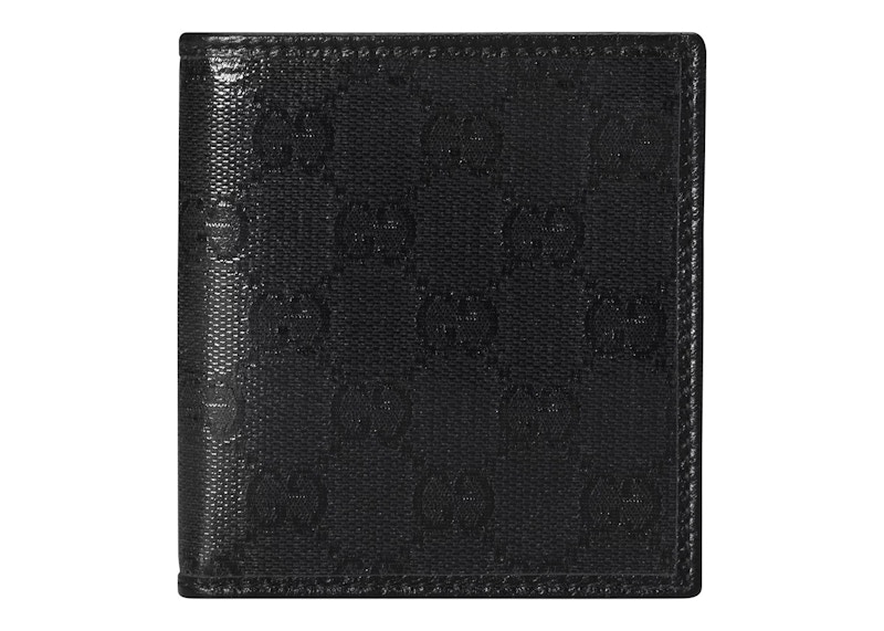Gucci GG Crystal Bi-Fold Wallet Black