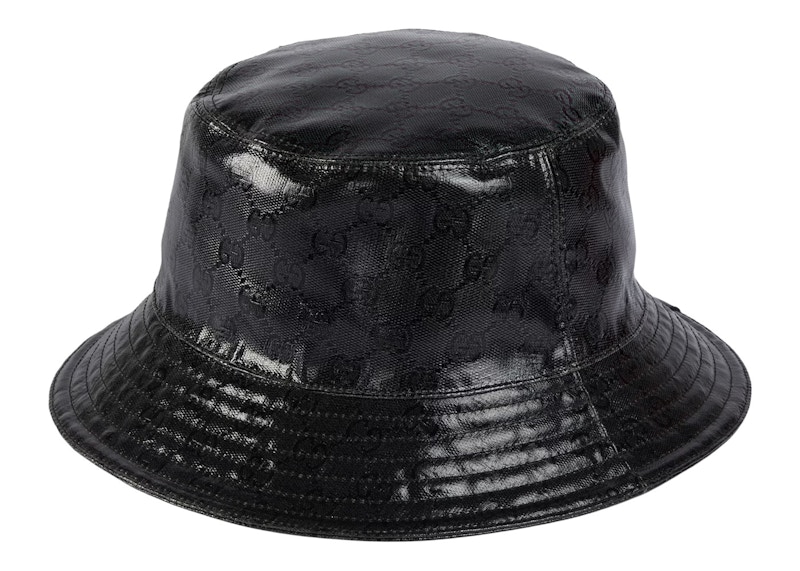 Gucci GG Crystal Bucket Hat Black