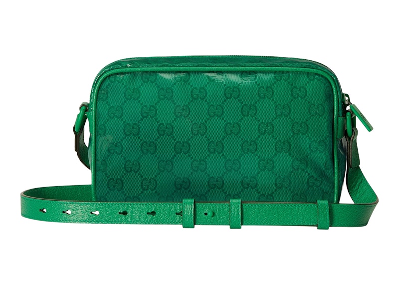 Order Beg Gucci GG Kristal Mini Bahu Hijau