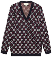 Gucci GG Diamond Pattern Wool Sweater Multicolor 553605-XKAHC-4548 Gucci GG Diamond Pattern Wool Sweater Multicolor 553605-XKAHC-4548