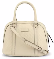 Gucci GG Dome Shoulder Bag Micro Guccissima White Gucci GG Dome Shoulder Bag Micro Guccissima White