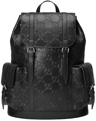 Gucci GG Embossed Backpack Black Buy Gucci GG Embossed Backpack Black