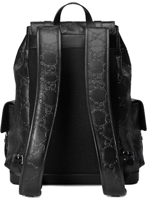 Gucci GG Embossed Backpack Black Order Gucci GG Embossed Backpack Black