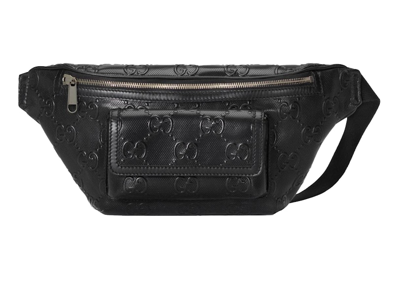 Gucci GG Embossed Belt Bag Black