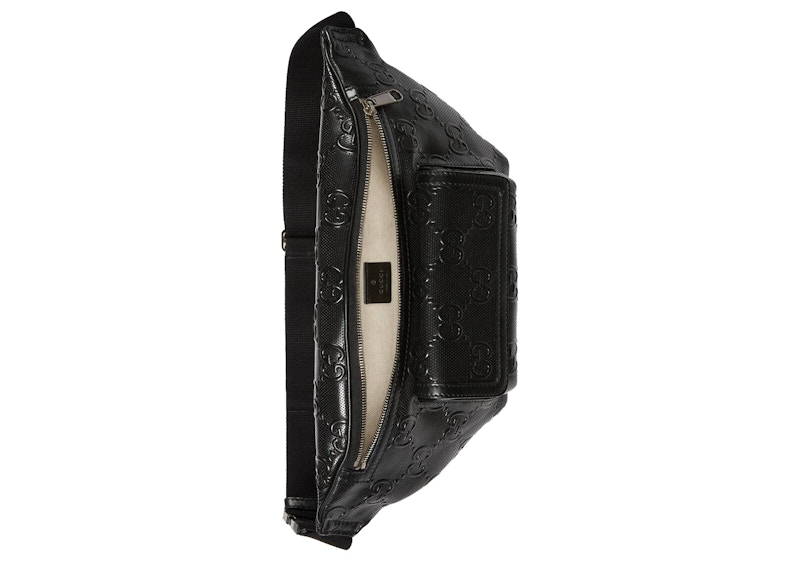 Lookbook Beg Tali Pinggang Gucci GG Embossed Hitam