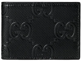 Gucci GG Embossed Bi-fold Wallet Black Gucci GG Embossed Bi-fold Wallet Black