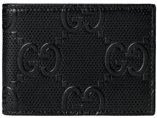 Gucci GG壓紋黑色雙摺錢包 Buy Gucci GG壓紋黑色雙摺錢包