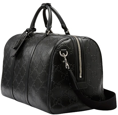 Gucci GG Embossed Duffle Bag Black Order Gucci GG Embossed Duffle Bag Black
