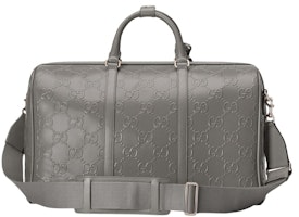 Gucci GG 壓紋灰色旅行袋 Order Gucci GG 壓紋灰色旅行袋