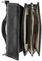 古馳GG壓紋黑色斜挎包 Lookbook 古馳GG壓紋黑色斜挎包