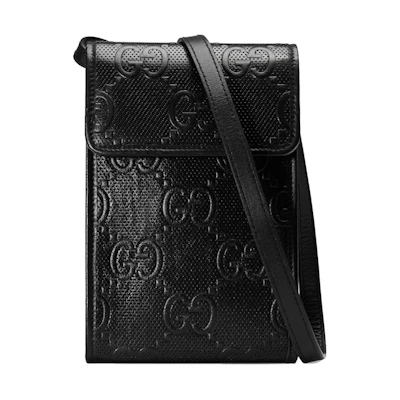 Gucci GG Embossed Mini Bag Black