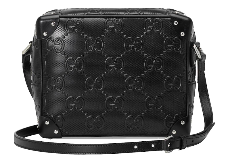 Order グッチ GG型押し ショルダーバッグ (黒)
