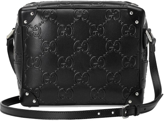 Gucci GG Embossed Shoulder Bag Black Order Gucci GG Embossed Shoulder Bag Black