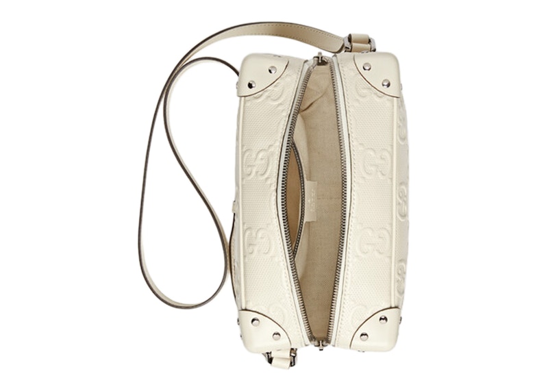 Lookbook Beg Galas Bahu Gucci Emboss Putih