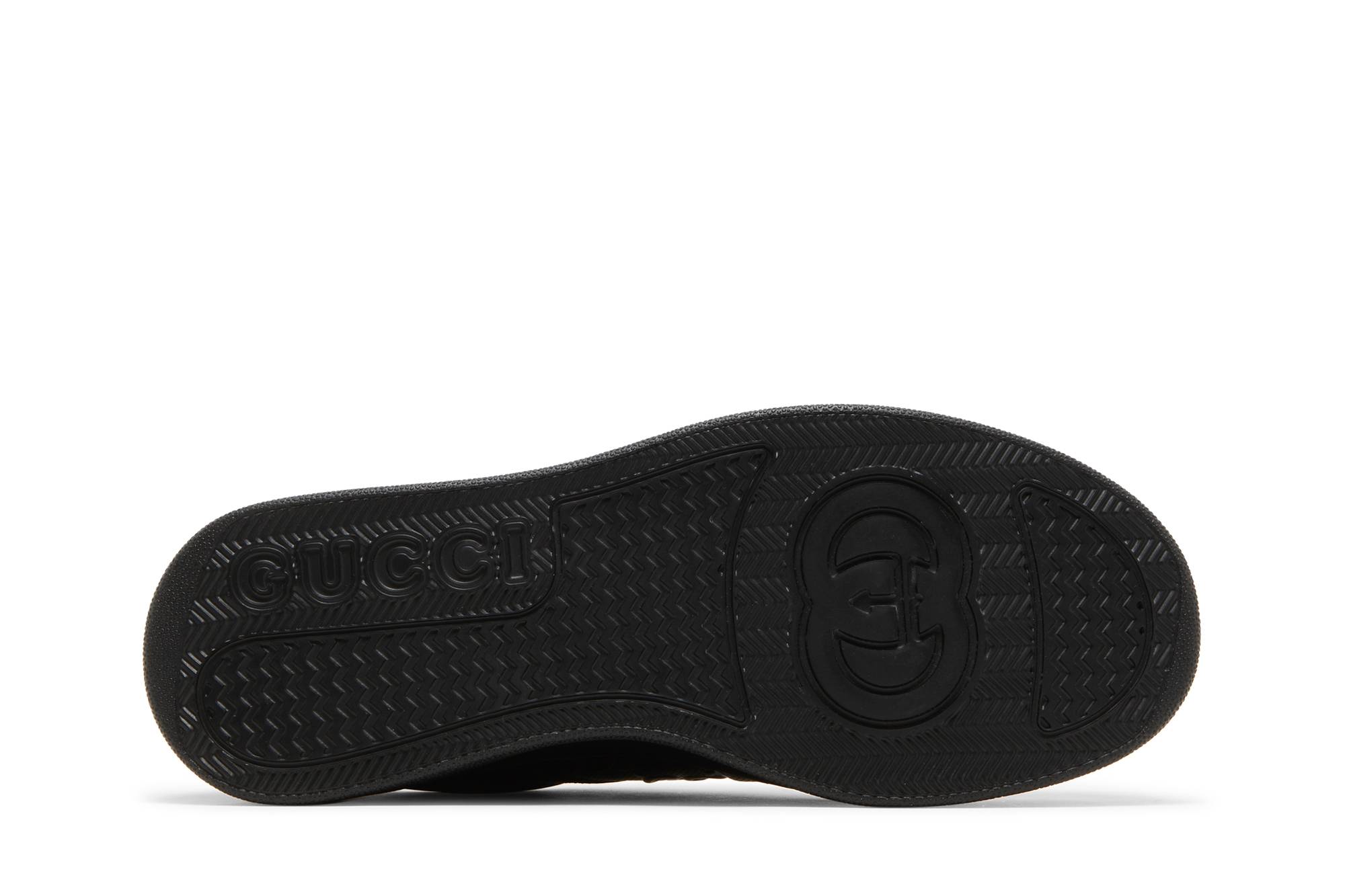 Shop Zapatillas Gucci GG Grabadas 'Negras' 669582-1XL10-1000