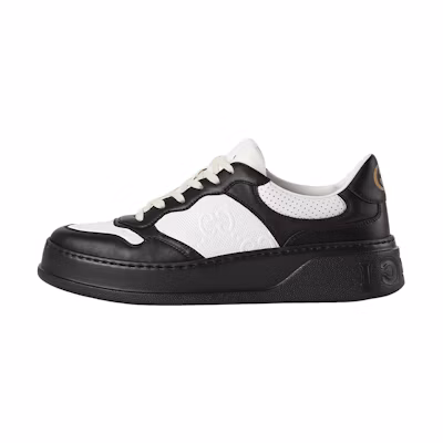 Gucci GG Embossed Sneaker 'Black White'
