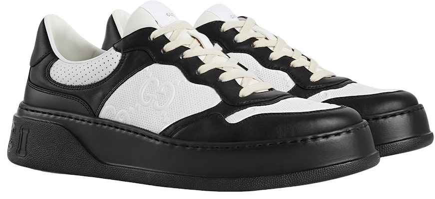 구찌 GG 엠보스 스니커즈 '블랙 화이트' 669582-AAA4T-1068 Order 구찌 GG 엠보스 스니커즈 '블랙 화이트' 669582-AAA4T-1068