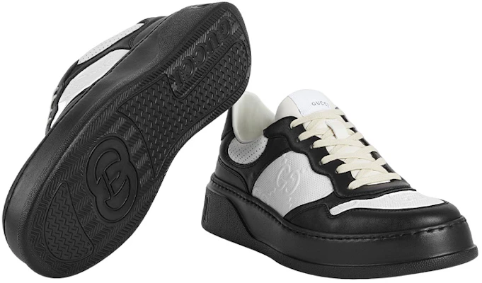 구찌 GG 엠보스 스니커즈 '블랙 화이트' 669582-AAA4T-1068 Purchase 구찌 GG 엠보스 스니커즈 '블랙 화이트' 669582-AAA4T-1068