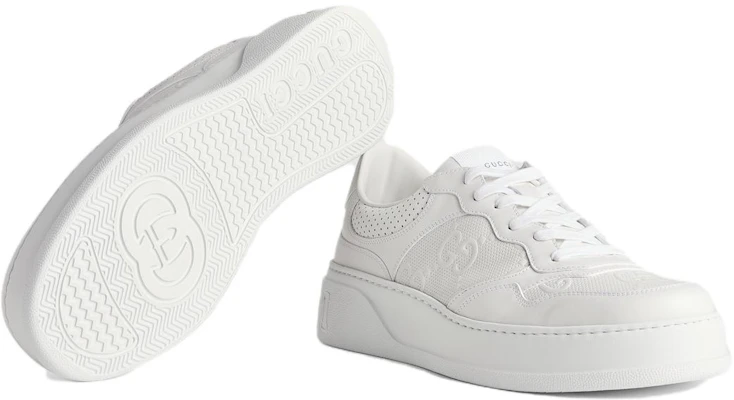 Gucci GG Embossed Sneaker 'Putih' 669582-1XL10-9014 Shop Gucci GG Embossed Sneaker 'Putih' 669582-1XL10-9014