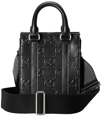 Gucci GG Embossed Tote Bag Black Order Gucci GG Embossed Tote Bag Black