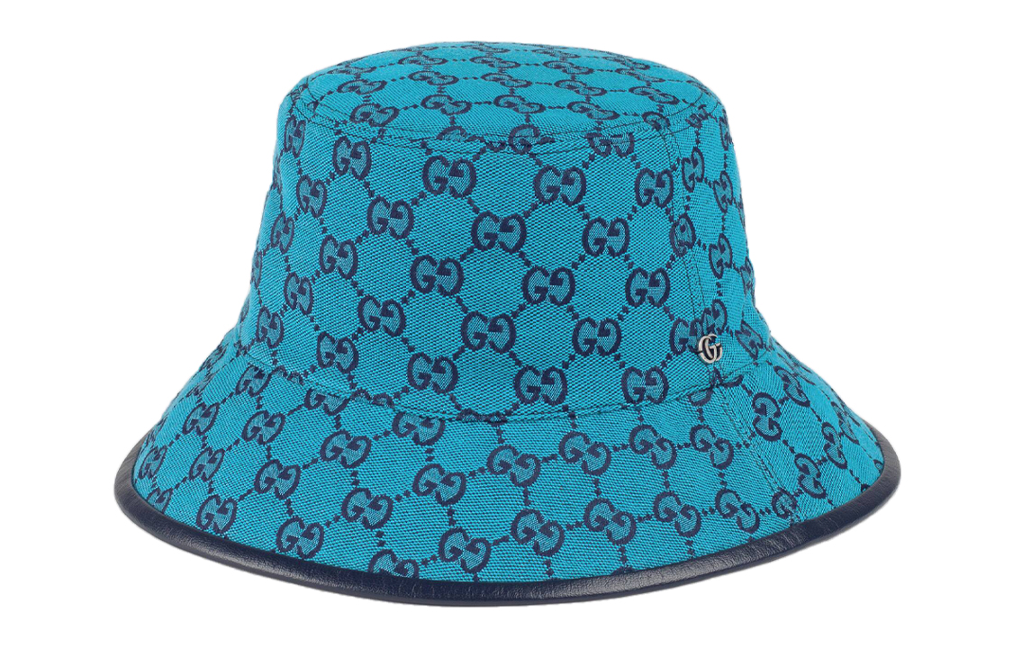 Order GUCCI GG Embroidered Cotton Bucket Hat Unisex 656573-3HAD0-4268