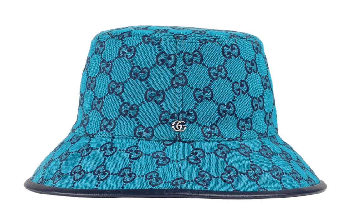 Lookbook GUCCI GG Embroidered Cotton Bucket Hat Unisex 656573-3HAD0-4268