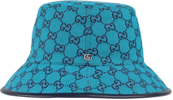 Lookbook GUCCI GG Embroidered Cotton Bucket Hat Unisex 656573-3HAD0-4268