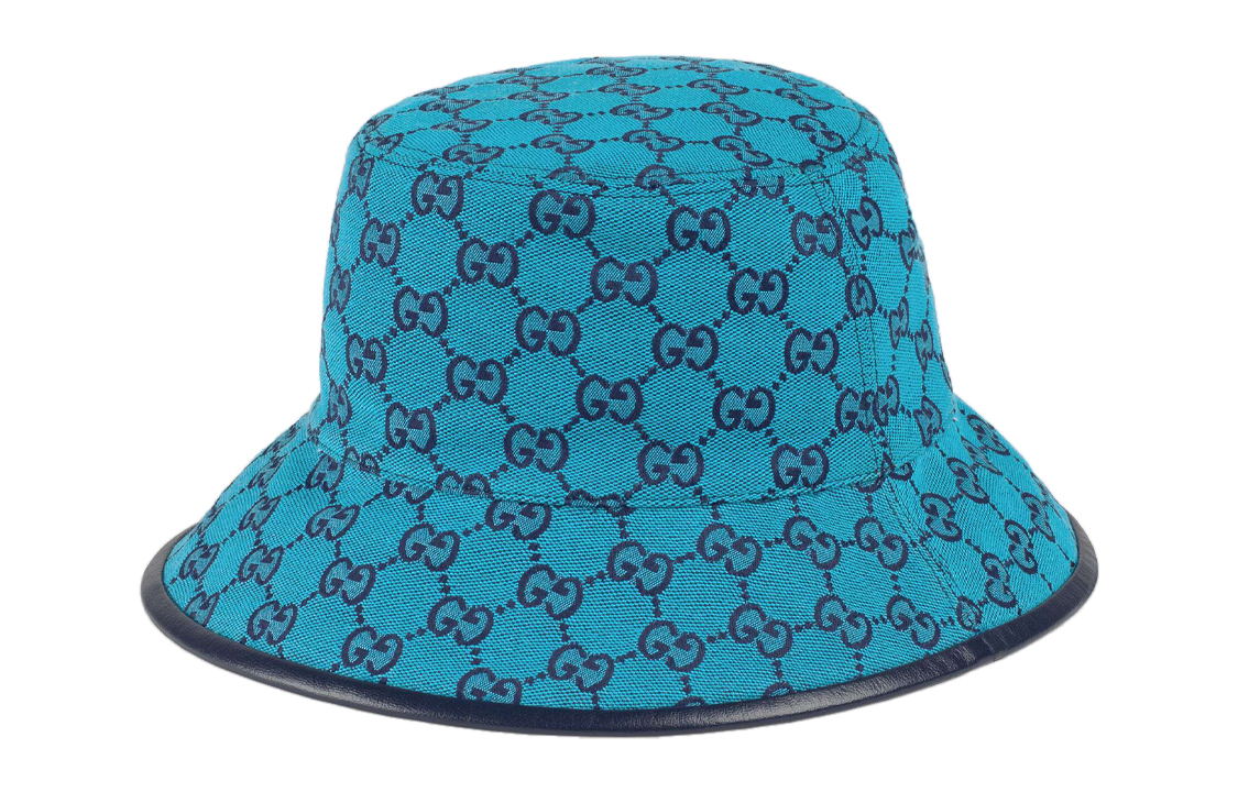 Shop GUCCI GG Embroidered Cotton Bucket Hat Unisex 656573-3HAD0-4268