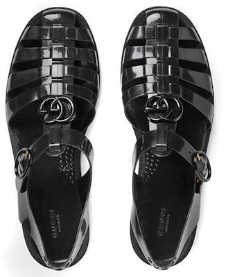 Gucci GG Fisherman Sandal 'Black' 674132-JFM00-1000 Lookbook Gucci GG Fisherman Sandal 'Black' 674132-JFM00-1000