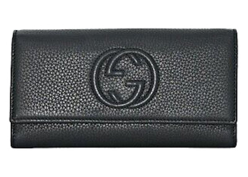 Gucci GG Flap Long Wallet Large Black