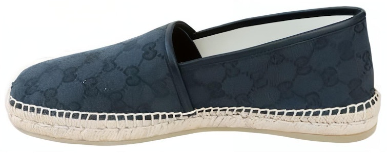 古驰 GG 平底麻布鞋 '蓝色' 466903-KQWM0-1948 Buy 古驰 GG 平底麻布鞋 '蓝色' 466903-KQWM0-1948