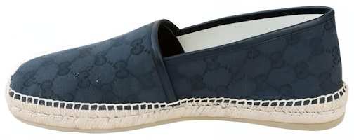 Gucci GG Flat Espadrille 'Blue' 466903-KQWM0-1948 Gucci GG Flat Espadrille 'Blue' 466903-KQWM0-1948