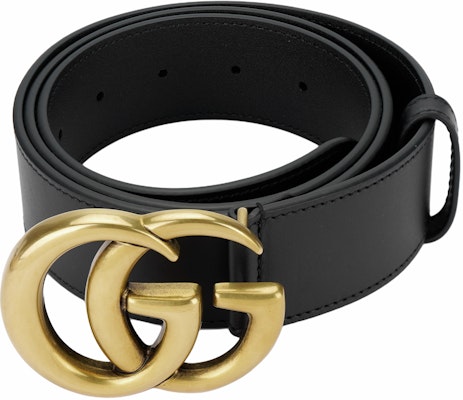 GUCCI GG Gold Buckle Leather Belt for Men - Black, 4cm Width 397660 AAA5Z 1000 Buy GUCCI GG Gold Buckle Leather Belt for Men - Black, 4cm Width 397660 AAA5Z 1000