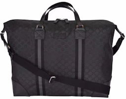 Gucci GG Guccissima Duffle Bag Large Black Gucci GG Guccissima Duffle Bag Large Black