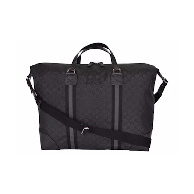 Gucci GG Guccissima Duffle Bag Large Black