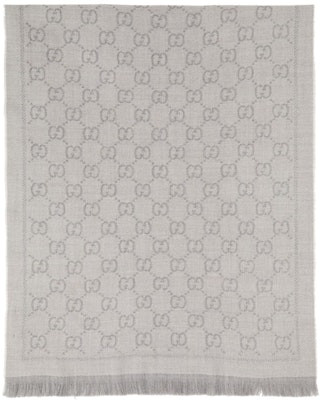 Gucci GG Guccissima Scarf Graphite Grey Buy Gucci GG Guccissima Scarf Graphite Grey