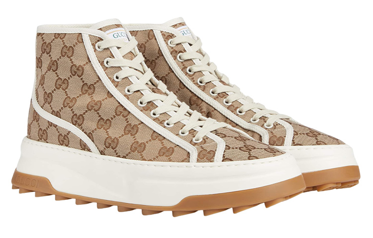 Lookbook Gucci GG High ''Beige'' Scarpe 745999-20Q20-9745