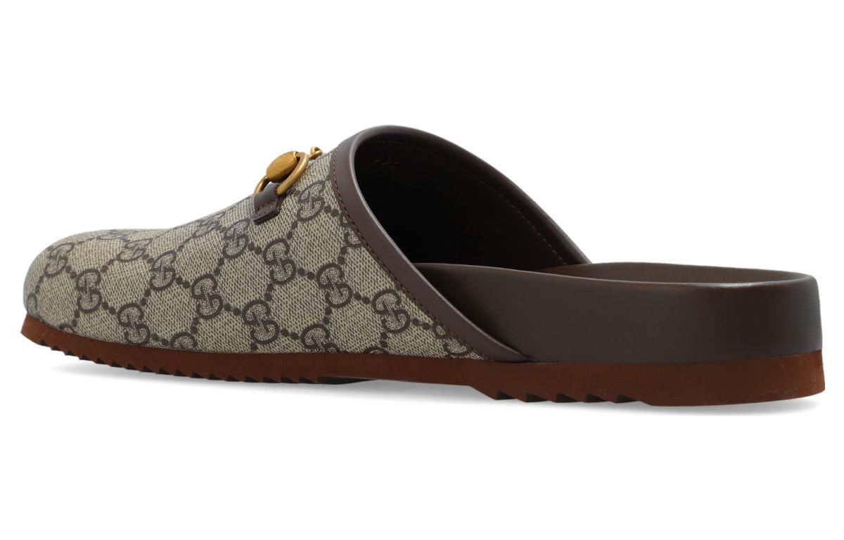 Shop 구찌 GG 홀스빗 슬리퍼 '베이지' 749908-KHN80-9769