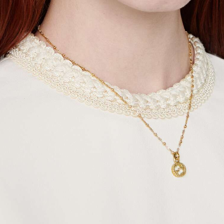 GUCCI GG Interlocking Necklace Unisex Gold. 603619-J8500-8000 圖 4