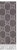Gucci GG Jacquard Pattern Knit Scarf with Tassels Grey/Black
