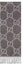 Buy Gucci GG Jacquard Pattern Knit Scarf with Tassels Grey/Black