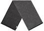 Order Gucci GG Jacquard Pattern Knitted Scarf Grey
