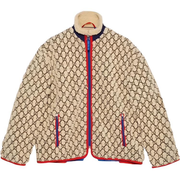 Gucci GG Jacquard Zip-Up Jacket for Men 731981-Z8BDT-2254