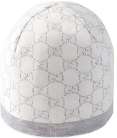 GUCCI GG Kids Pattern Wool Hat Light Grey. 4185993K206-9263 GUCCI GG Kids Pattern Wool Hat Light Grey. 4185993K206-9263