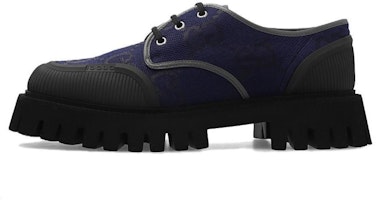 Gucci GG Lace Up 'Navy' 699552-UKOF0-4549 Gucci GG Lace Up 'Navy' 699552-UKOF0-4549