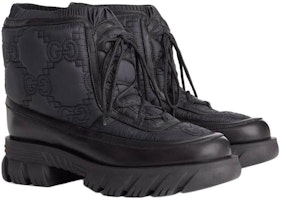 구찌 GG 레이스업 앵클 부츠 (블랙) 680888-UF720-1000 Lookbook 구찌 GG 레이스업 앵클 부츠 (블랙) 680888-UF720-1000