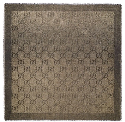 Gucci GG Lamé Jacquard Shawl Black Buy Gucci GG Lamé Jacquard Shawl Black