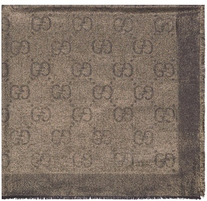 Gucci GG Lamé Jacquard Shawl Black Order Gucci GG Lamé Jacquard Shawl Black